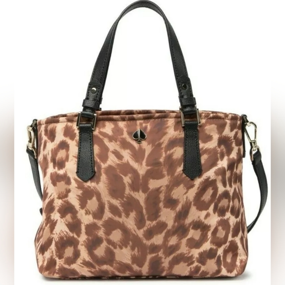NWOT Kate Spade New York Taylor Leopard Small Crossbody Tote Bag
